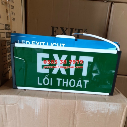 Đèn exit lối thoát không hướng 1 mặt 2 mặt