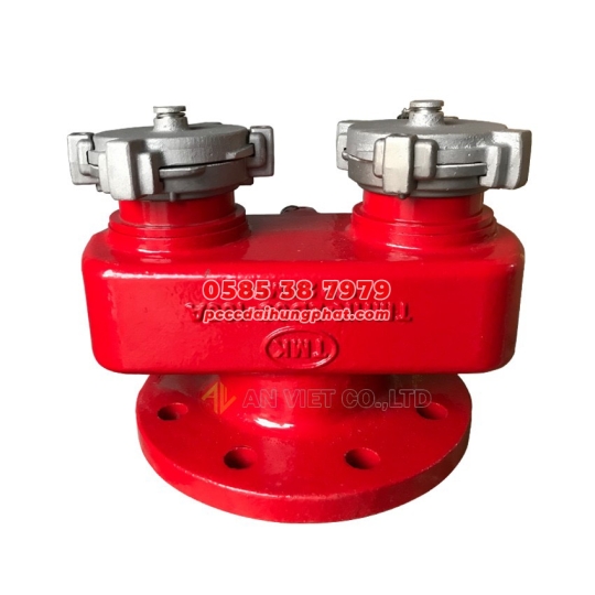 Họng tiếp nước đôi Tomoken D65 - 100