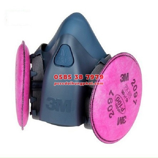 Mặt nạ phòng độc 3M 6200 kèm phin lọc 3M 2091
