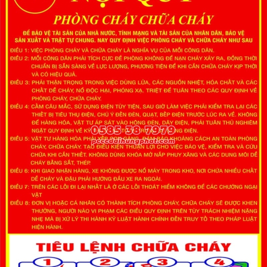 NỘI QUY TIÊU LỆNH MICA KẾT HỢP
